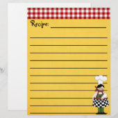 Koch Recipe Stationery (Vorne/Hinten)