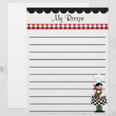 Koch Recipe Stationery (Vorne/Hinten)