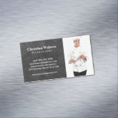 Koch | Restaurant Manager | CATERING Magnetische Visitenkarte (Beispiel)