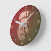 Koch Restaurant Runde Wanduhr (Winkel)