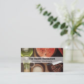 Koch | Restaurantbesitzer | Fischölprodukte Visitenkarte (Stehend Vorderseite)