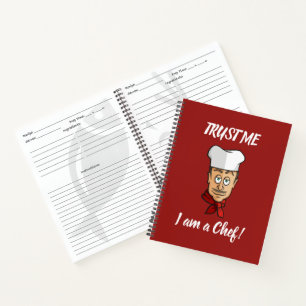 Koch Rezept Notebook Notizblock