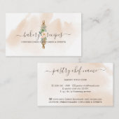 Koch Rolling Button Bäckerei Visitenkarte (Vorne/Hinten)