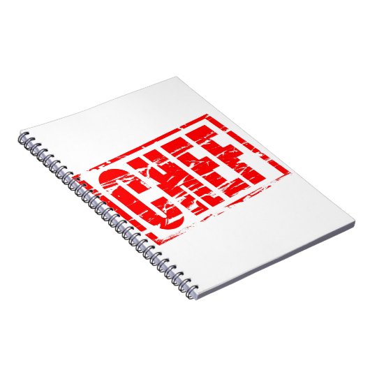 Koch Roter Kautschuk Briefmarke Notizblock (Rechte Seite)