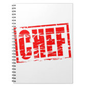 Koch Roter Kautschuk Briefmarke Notizblock (Vorderseite)