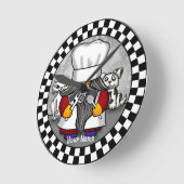 Koch Runde Wanduhr (Winkel)