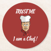 Koch Runder Pappuntersetzer (Vorderseite)