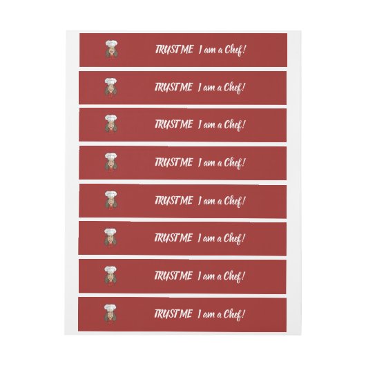 Koch Rundum-Adressaufkleber (Bogen)