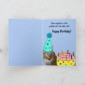 Koch Rupie Cat Birthday Karte (Innenseite)