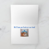 Koch Rupie Cat und Hühnersuppe werden gut Karte (Innenseite)