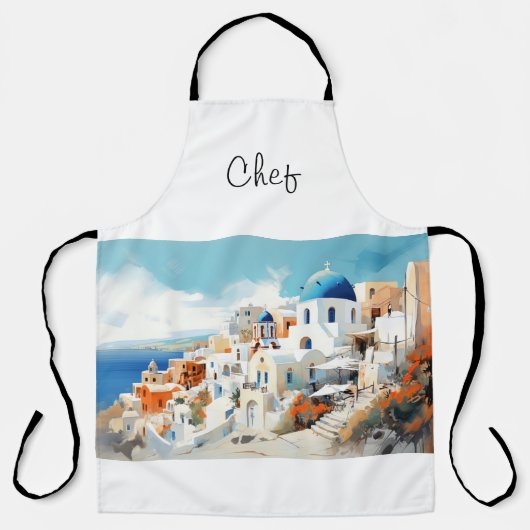 Koch Santorini Wassercolor Schürze (Vorderseite)