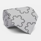 Koch Schneeflocken Krawatte (Gerollt)