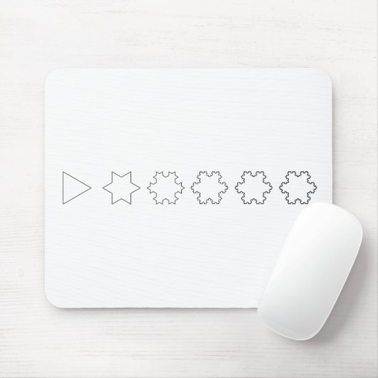 Koch Schneeflocken Mousepad (Mit Mouse)