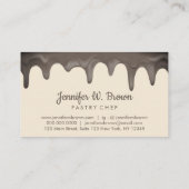 Koch Schokolade tropfen Visitenkarte (Rückseite)