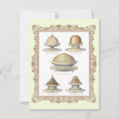 Koch Schulabschluss für Cake Cooking Einladung (Vorderseite)