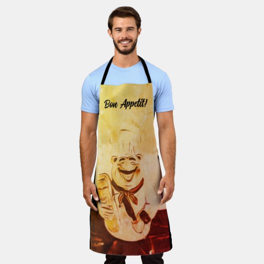 Koch Schürze (Getragen)