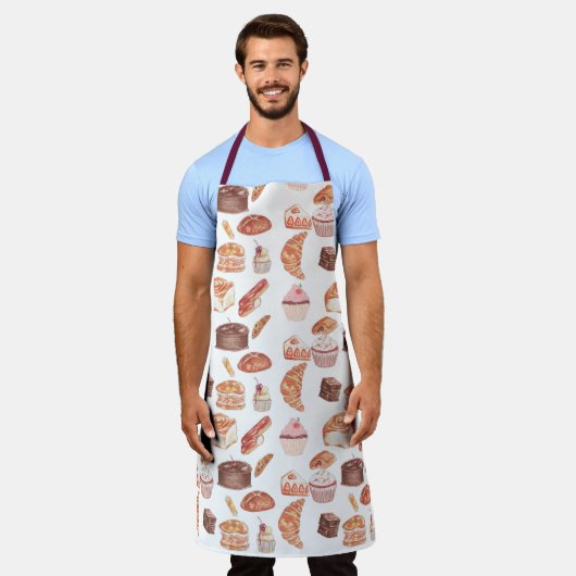 Koch Schürze (Getragen)