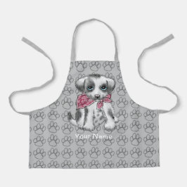 Koch-Schürze für Welpen Schürze