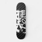 Koch; schwarz und dunkelgraue Streifen Skateboard (Vorderseite)