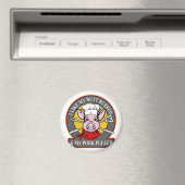 Koch Schweinegrill ziehen mein Schweinebrill Grill Magnet (In Situ (Geschirrspüler))