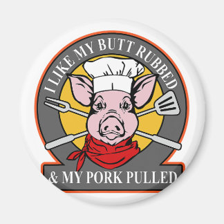 Koch Schweinegrill ziehen mein Schweinebrill Grill Magnet