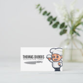 Koch Serving Platter | Koch Knife Visitenkarte (Stehend Vorderseite)