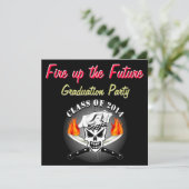 Koch Skull 2 Einladung (Stehend Vorderseite)