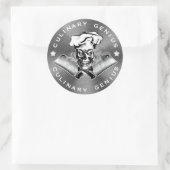 Koch Skull 3.1 Runder Aufkleber (Tasche)