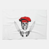 Koch Skull mit Koch Knies Handtuch (Horizontal)