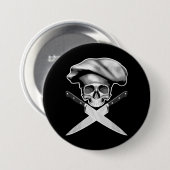 Koch Skull n Knies Button (Vorne & Hinten)
