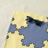 Koch Snowflakes Tessellation (Fraktal Muster) Strandtuch (Beispiel)