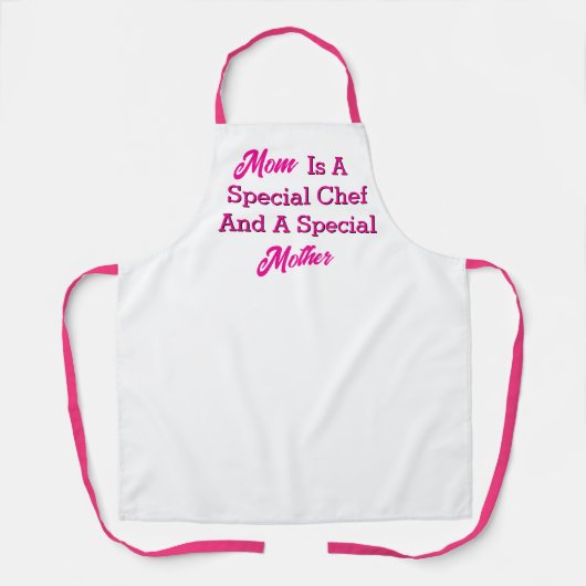 Koch Special Mother White Kitchen Schürze (Vorderseite)