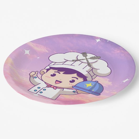 Koch Spezialpapierplatte Pappteller (Schrägansicht)