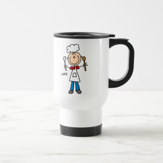 Koch-Strichmännchen-Tasse Reisebecher (Rechts)