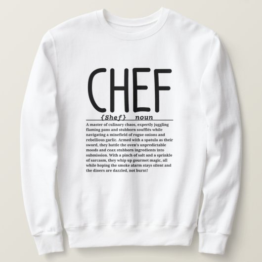 Koch Sweatshirt (Design vorne)