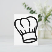 Koch-Symbol kochen Postkarte (Stehend Vorderseite)