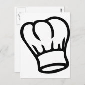 Koch-Symbol kochen Postkarte (Vorne/Hinten)