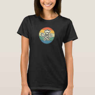 Koch-Symbol mit Koch-Hut in Cool Vintager Retro-St T-Shirt