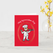 Koch - Tageskarte für den Koch Karte (Gelbe Blume)