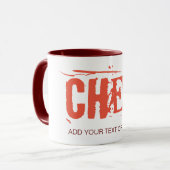 Koch Tasse. Großartige Geschenkidee. Anpassbare Vo Tasse (Vorderseite Links)