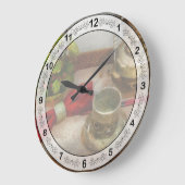 Koch - Tee - Feierliche Teezeremonie Große Wanduhr (Winkel)