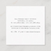 Koch-Tools für Bäckereien - Visitenkarte (Rückseite)