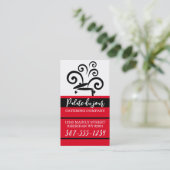 Koch Topf große, lockig Dampf Koch Catering Busin. Visitenkarte (Stehend Vorderseite)