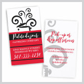 Koch Topf große, lockig Dampf Koch Catering Busin. Visitenkarte