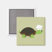 Koch Turtle Magnet (Vorderseite/Rückseite)