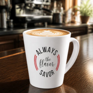 Koch Typografie   Immer den Geschmack schmecken la Milchtasse