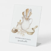 Koch und Bestandteile von Bäckereien Sockelschild (Vorderseite)