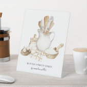 Koch und Bestandteile von Bäckereien Sockelschild (In SItu)