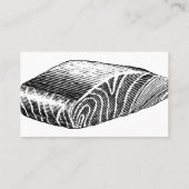 Koch- und Catering-Visitenkarte Visitenkarte (Rückseite)