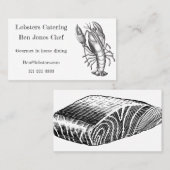 Koch- und Catering-Visitenkarte Visitenkarte (Vorne/Hinten)